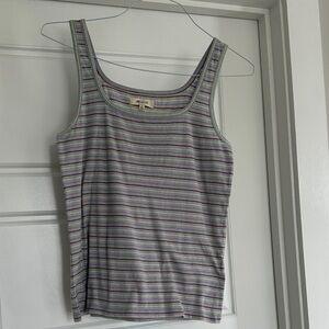 NWT Madewell Striped Multicolor Tank Top